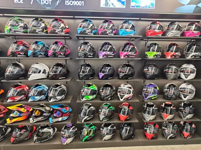 Intelligent quality inspection system for motorcycle helmets